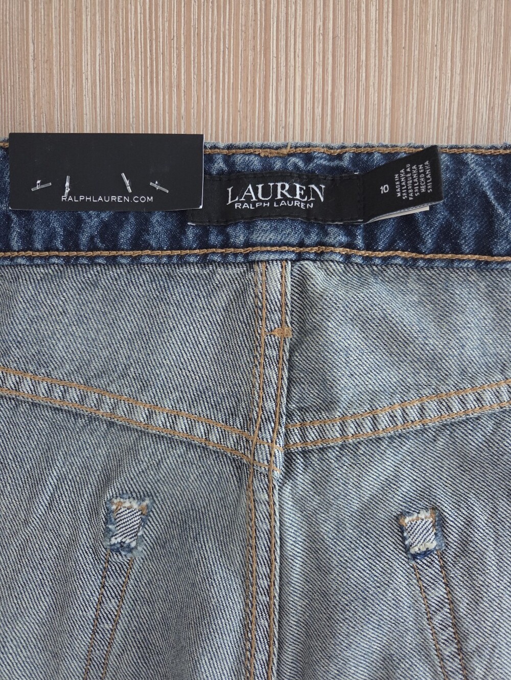 Lauren Ralph Lauren Dark Wash High Rise Flare Jeans Womens Size 10 - Picture 10 of 12